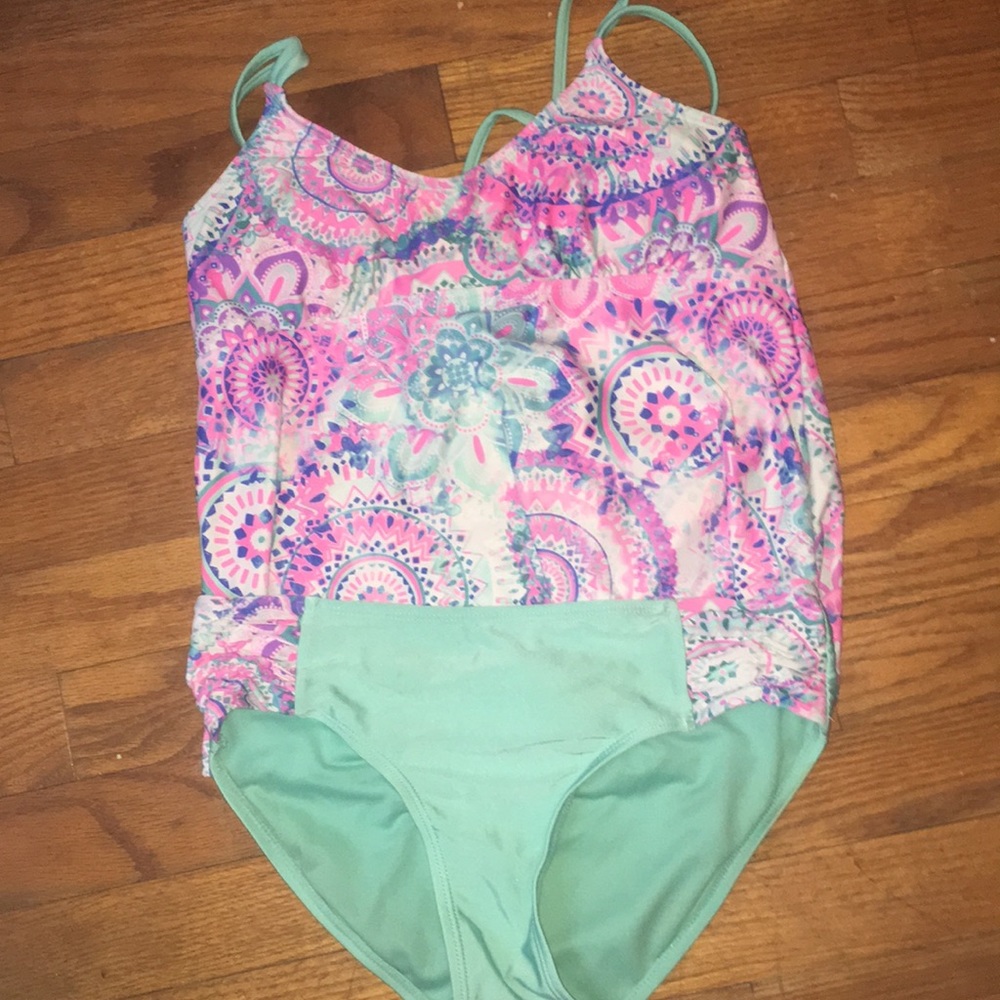 Justice 2 piece bathing suit